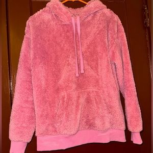 Aeropostale Woman’s Size XS Pink Sherpa Hoodie